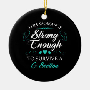 Terugwinning van vrouwen uit de C-sectie Keramisch Ornament