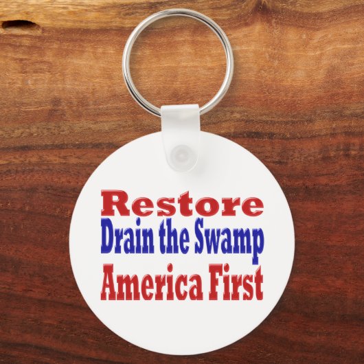 Terugzetten Amerika eerste afvoer van het moerasbl Sleutelhanger (Achterkant)