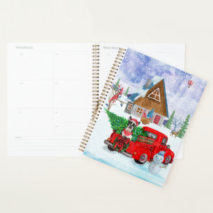 Tervueren dans un camion de livraison de Noël