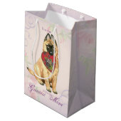 Tervuren Heart Ma Medium Gift Bag Medium Cadeauzakje (Achterkant Gekanteld)