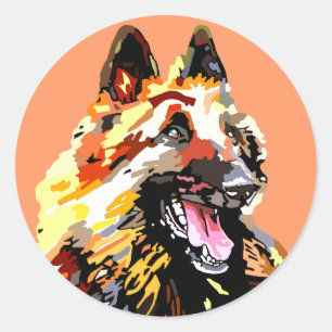 tervurstickers ronde sticker