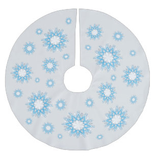 Terwijl de sneeuw vliegt kerstboom rok