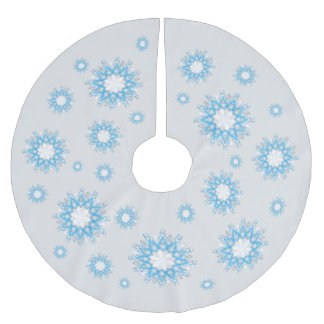 Terwijl de sneeuw vliegt kerstboom rok