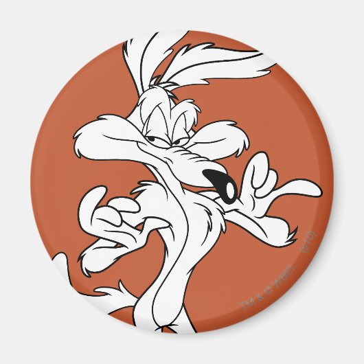 TERWIJL E. COYOTE™ er tevreden uitziet Magneet (Voorkant)
