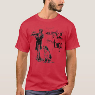 Terwijl er thee is, is er hoop t-shirt