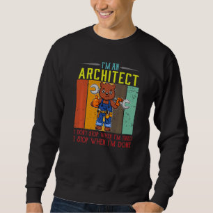 Terwijl ik een architect ben, stop ik niet als ik trui