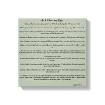 Terwijl ik mijn ogen sluit