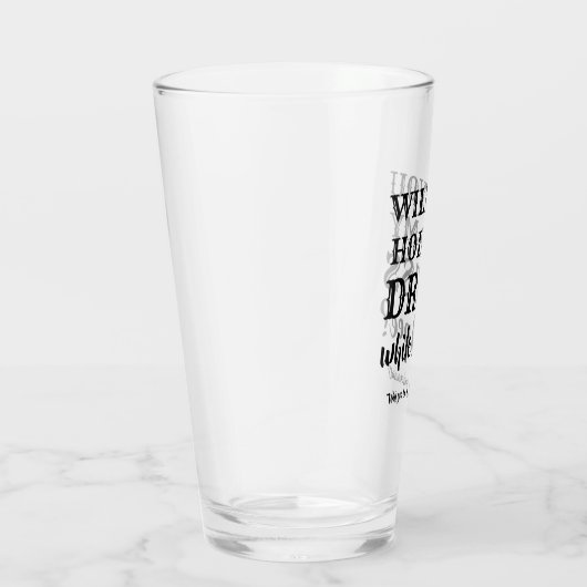 Terwijl ik plas - grappig bruidsmeisje voorstel glas (Rechts)