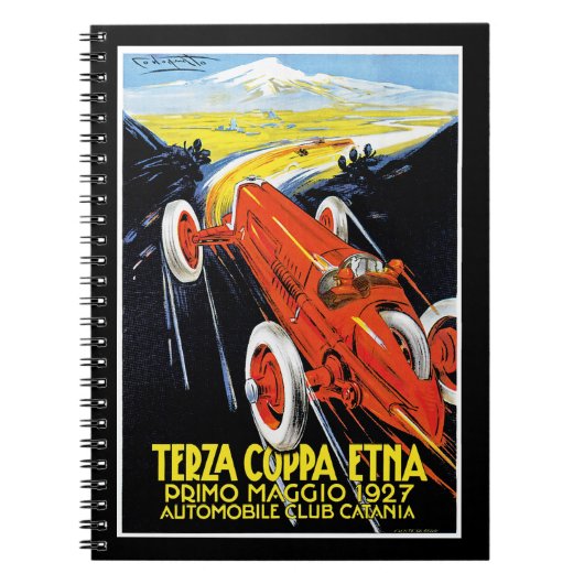 Terza Coppa Etna Notitieboek (Voorkant)