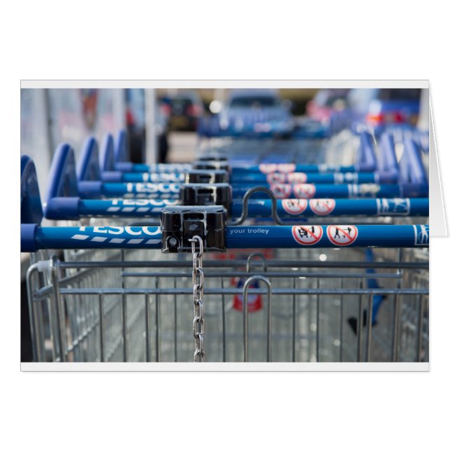Tesco trolley (Voorkant Horizontaal)