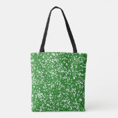Tesimart | Canvas tas Groen samenstellingspatroon (Achterkant)