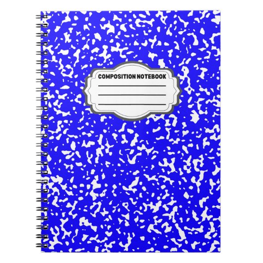 Tesimart | Design Carnet de composition spirale bl (Devant)