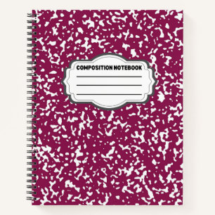 Tesimart   Large Carnet de composition spirale à r