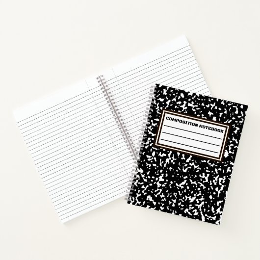 Tesimart | Spirale de Carnet de composition, à lar (Intérieur)