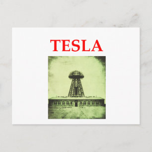 tesla briefkaart