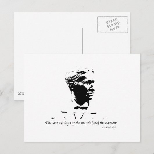 Tesla Briefkaart (Voorkant / Achterkant)