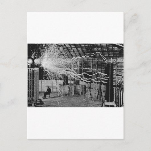 tesla briefkaart (Voorkant)