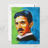 Tesla Briefkaart (Voorkant / Achterkant)