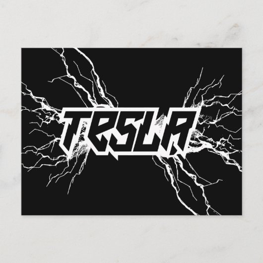 Tesla Briefkaart (Voorkant)