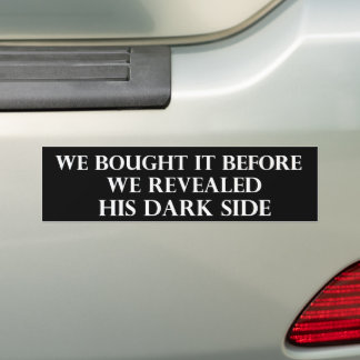 Tesla Car Owners Express teleurstelling Elon Musk Bumpersticker
