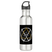 Tesla-code Waterfles (Voorkant)
