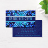 Tesla Coil Lightning Electricia Home Automation Visitekaartje (Bureau)