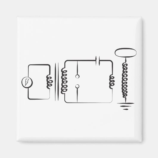 Tesla Coil Magneet (Voorkant)