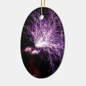 Tesla Coil Plasma Keramisch Ornament (Links)