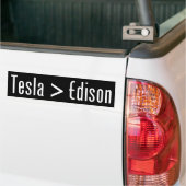 Tesla > Edison Bumpersticker (Op Truck)