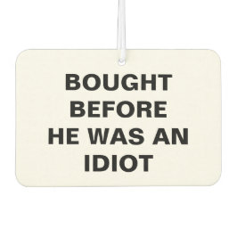 Tesla - gekocht voordat hij een idioot was luchtverfrisser