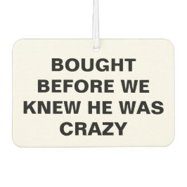 Tesla - gekocht voordat we wisten dat hij gek was luchtverfrisser