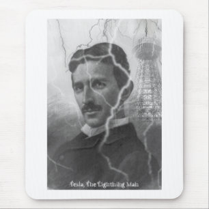 Tesla, het bliksemMan Muismat