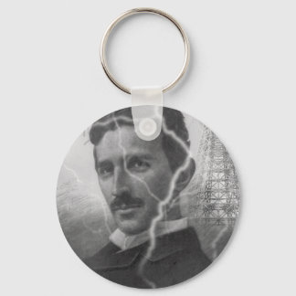 Tesla, het bliksemMan Sleutelhanger