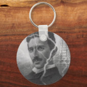 Tesla, het bliksemMan Sleutelhanger (Voorkant)