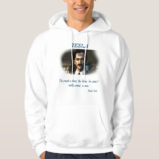 TESLA HOODIE SWEATSHIRT (Voorkant)