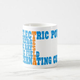 Tesla-kracht Koffiemok