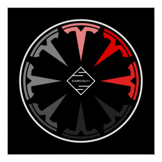 Tesla-logo Perfect Poster