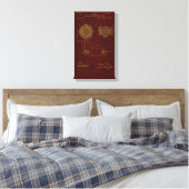 Tesla Patent 00382280 SHT 4 Uitgerekte Canvas Prin (Insitu (Slaapkamer))