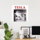 tesla poster (Thuiskantoor)
