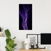 Tesla Powered Lightning Poster (Thuiskantoor)