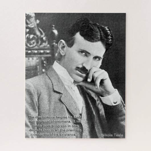 Tesla Quote Puzzle (520 pièces) (Vertical)