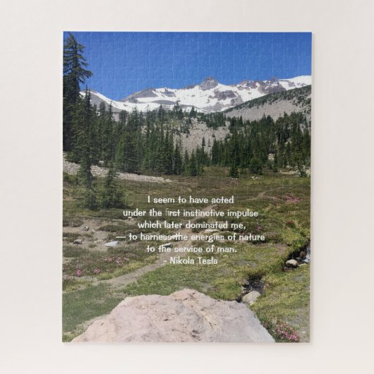 Tesla Quote Puzzle 520 stuks Legpuzzel (Verticaal)