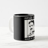 Tesla Retro Coffee Mugs (Devant gauche)