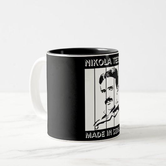 Tesla Retro Coffee Mugs (Devant gauche)
