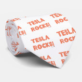 Tesla Rocks. Stropdas (Opgerold)