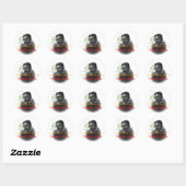 Tesla Ronde Sticker (Vel)