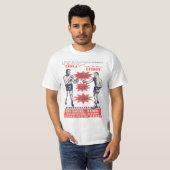 Tesla tegen Edison T-shirt (Voorkant volledig)