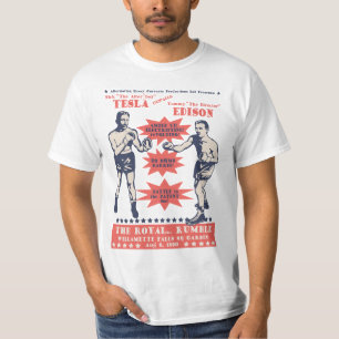 Tesla tegen Edison T-shirt