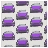 Tesla violette Modèle Y Tissu Dessin À La Main (Échantillon)