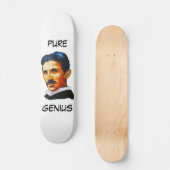 Tesla zuiver genius skateboard (Voorkant)